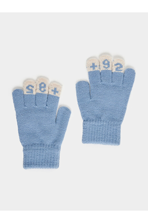 قفازات دافئة محبوكة بنمط سيارة - 3