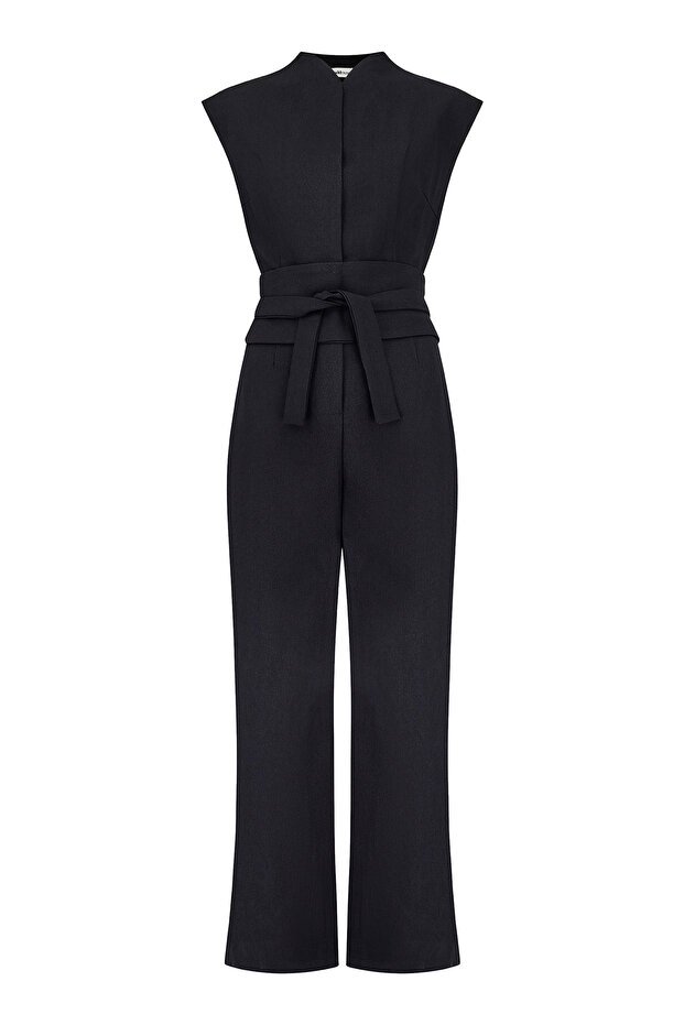 Stylish Cut Strapless Jumpsuit