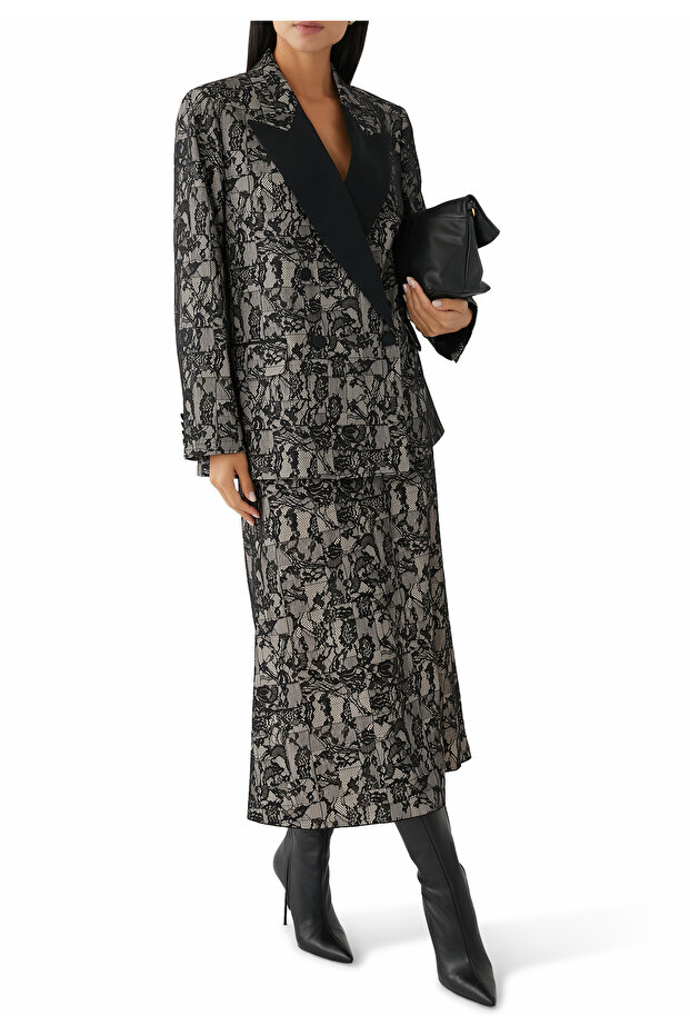 Renkli Dantel Ceket - 2