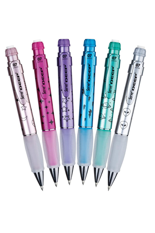 Deep Serve Deep 0.7mm Versatil Kalem Uzay Teması - 2