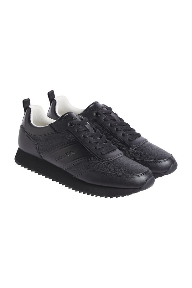 Erkek Rahat Kaydırmaz Taban Deri Siyah Sneaker HM0HM01654-0GJ - 1