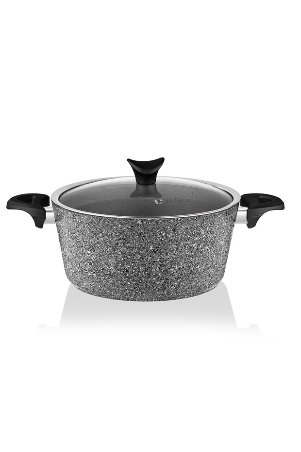 Mega 9 Parça Tencere Seti Gri - 3