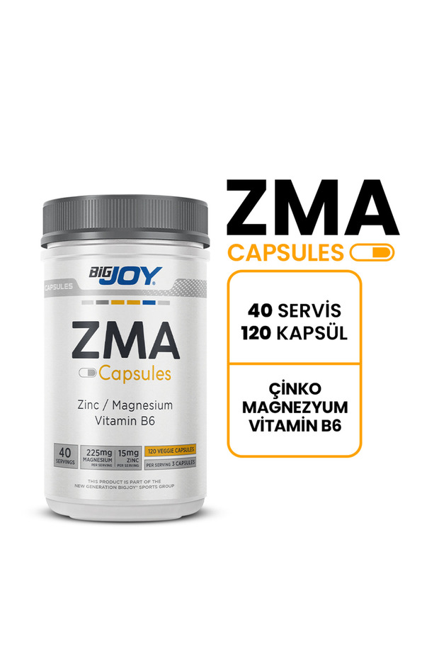 Zma 120 Kapsül ( Veggie - Bitkisel Kapsül ) Vitamin Mineral - 2