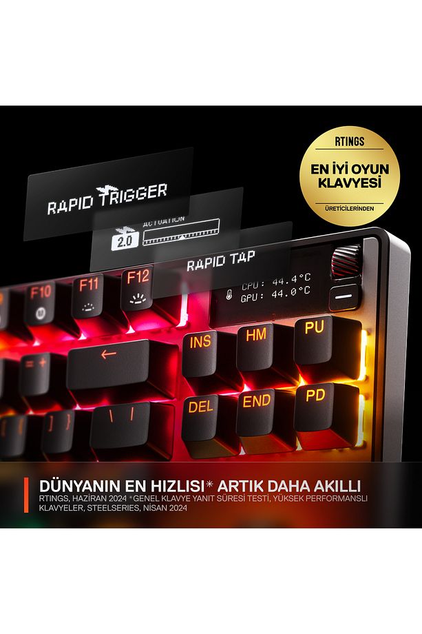 Apex Pro Tkl Gen 3 Omnipoint 3.0 Hipermanyetik Switch Rgb Mekanik Kablolu Oyuncu Klavyesi - 4