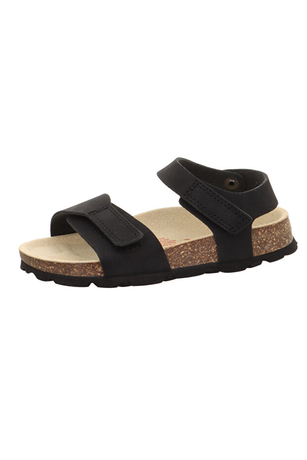 Black Boy's Sandals 1- 000122 -0000-1 Fussbettpantoffel