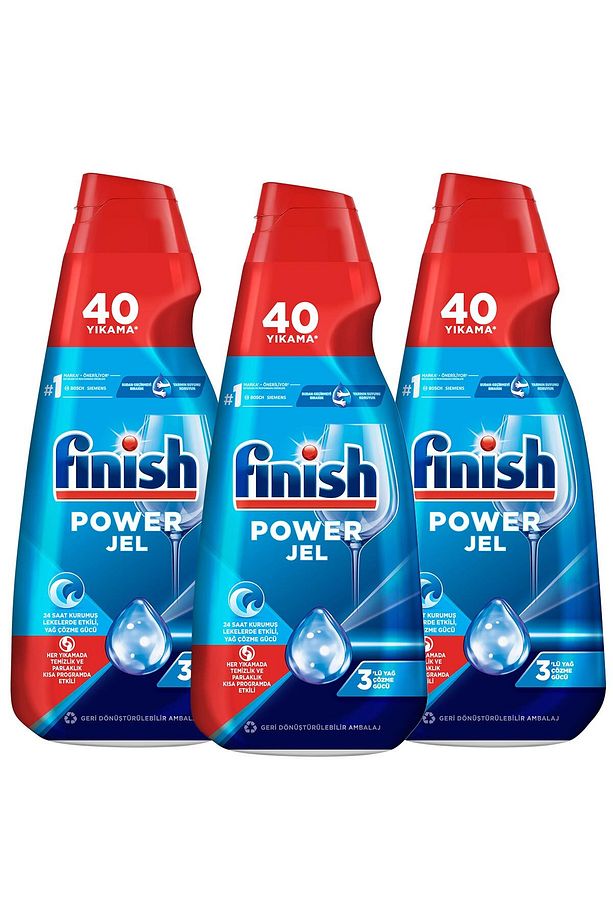 Hepsi Bir Arada Bulaşık Makinesi Deterjanı Jel Sıvı 3000 ml (1000 ML X 3'LÜ) - 2
