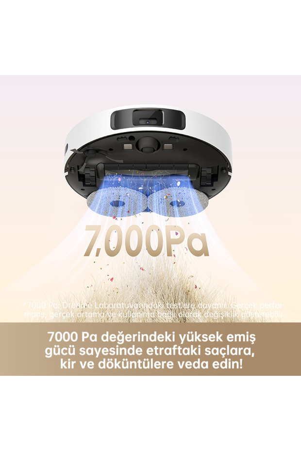 L10s Pro Gen 2 Robot Süpürge Beyaz, 7.000Pa Emiş Gücü - 3
