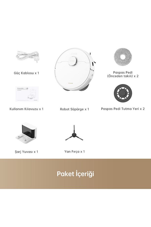 L10s Pro Gen 2 Robot Süpürge Beyaz, 7.000Pa Emiş Gücü - 9