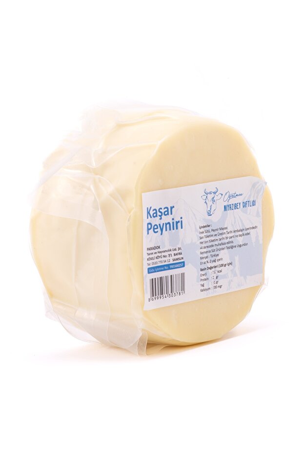 Doğal Taze Kaşar Peynir Kendi Ineklerimizin Sütünden 500 Gr - 1