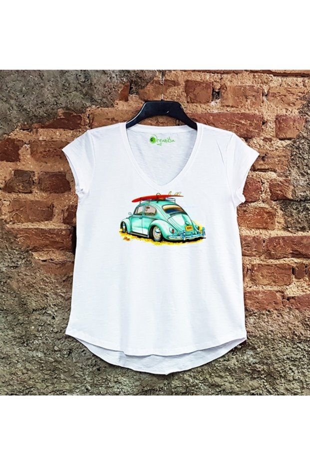 Woswos Beach Black Printed Kids Unisex T-Shirt