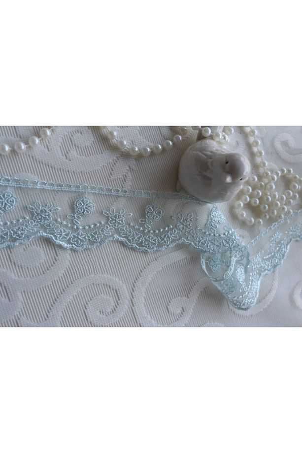 Efsane Güpür Dantel Mavi -8f0017 - 2