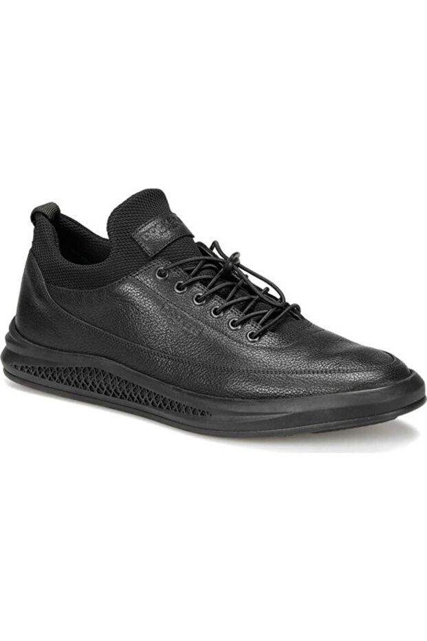 227225 Genuine Leather Folding Sole Rubber Laced Men's Casual Shoes