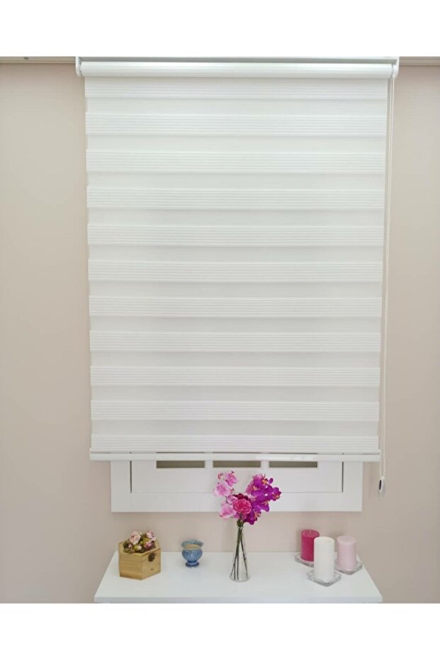 Lüks Dar Plise Zebra Perde - 2