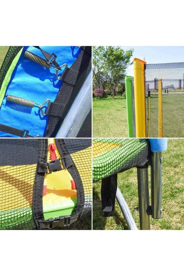 Katlanabilir Trambolin Fileli 140 Cm - 7