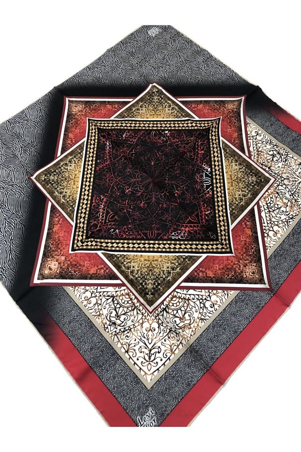 Kadın Twill Ipek Eşarp I-3084 - 1