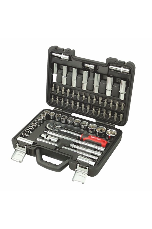 طقم مقابس 62 قطعة 1/2 6 زوايا - 1