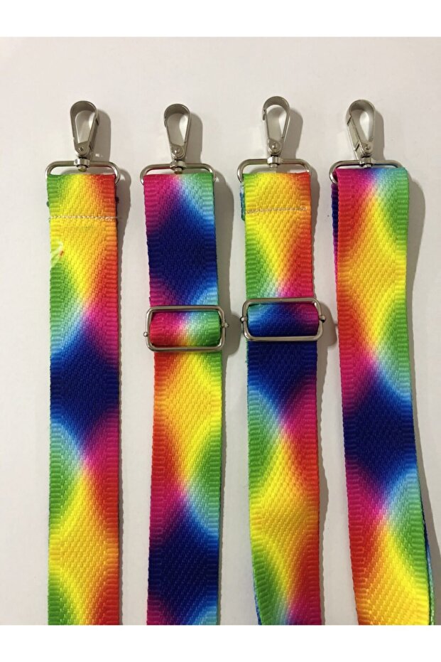 Rainbow Pattern Adjustable Bag Strap - 3