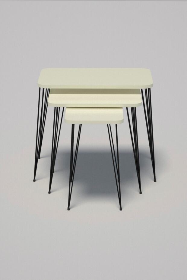 Zigon Sehpa Kr Krem Tel - 3