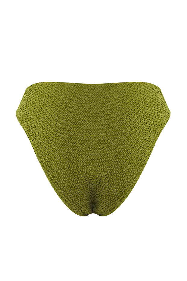 Haki V Kesim Regular Normal Bel Bikini Altı TBESS25BA00002 - 5