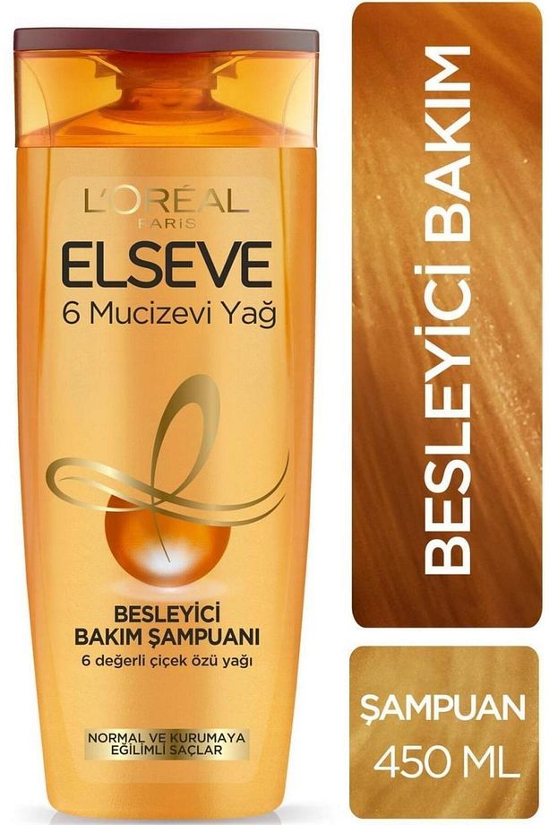 Loreal Şampuan 6 Mucizevi Yağ Besleyici 450 ml - 1