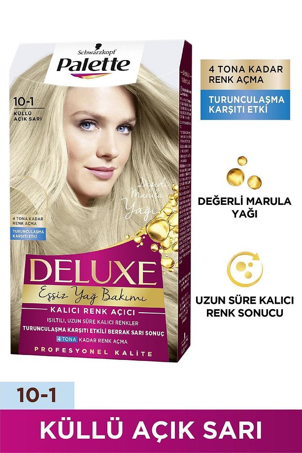 Deluxe Saç Boyası 10-1 Küllü Açık Sarı - 1