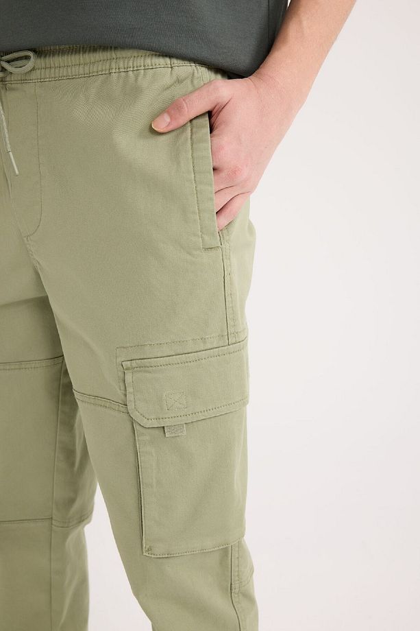 Regular Kargo Cepli Gabardin Jogger Pantolon B1916AX25SP - 7