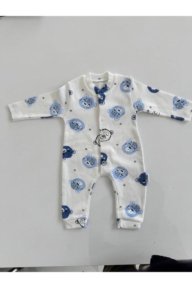 Organic Baby Printed Patterned Romper Set Newborn Clothing 0-3-6-9 Months Cotton