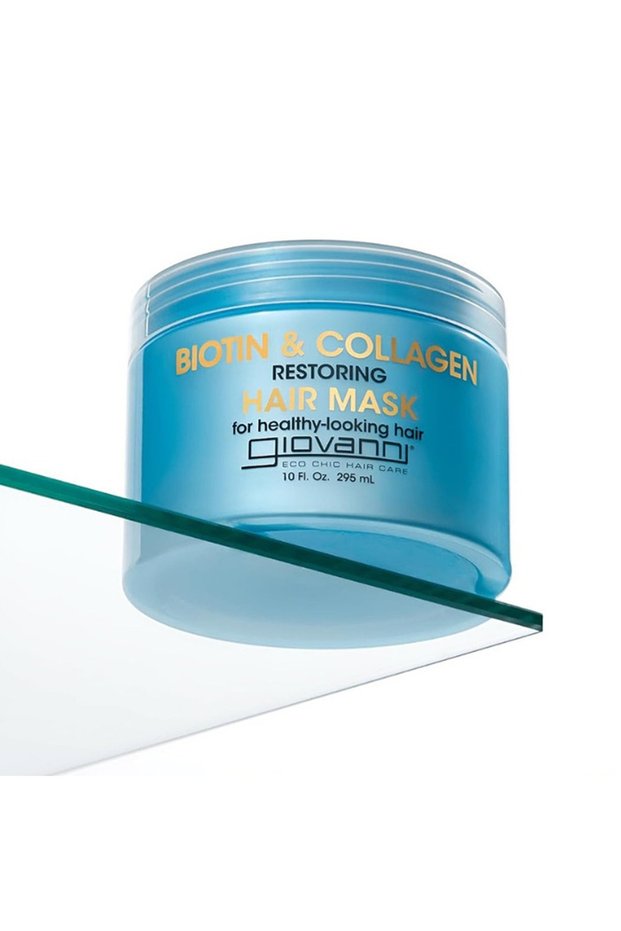 Giovanni Biotin & Collagen Restoring Hair Mask, for Healthy-Looking Hair, 295ml
