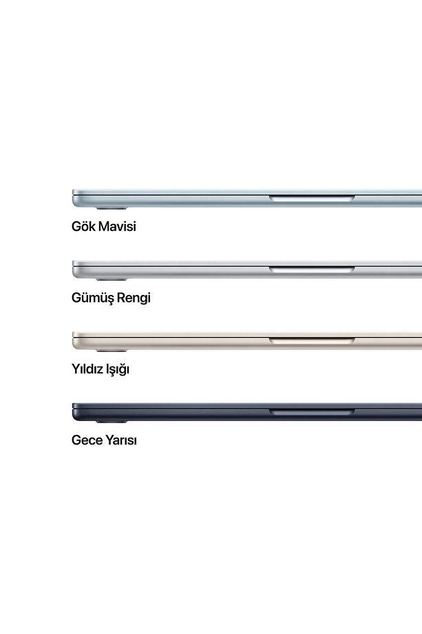 13" MacBook Air: Apple M4 chip with 10-core CPU and 10-core GPU, 16GB, 512GB SSD - Yıldız Işığı - 3