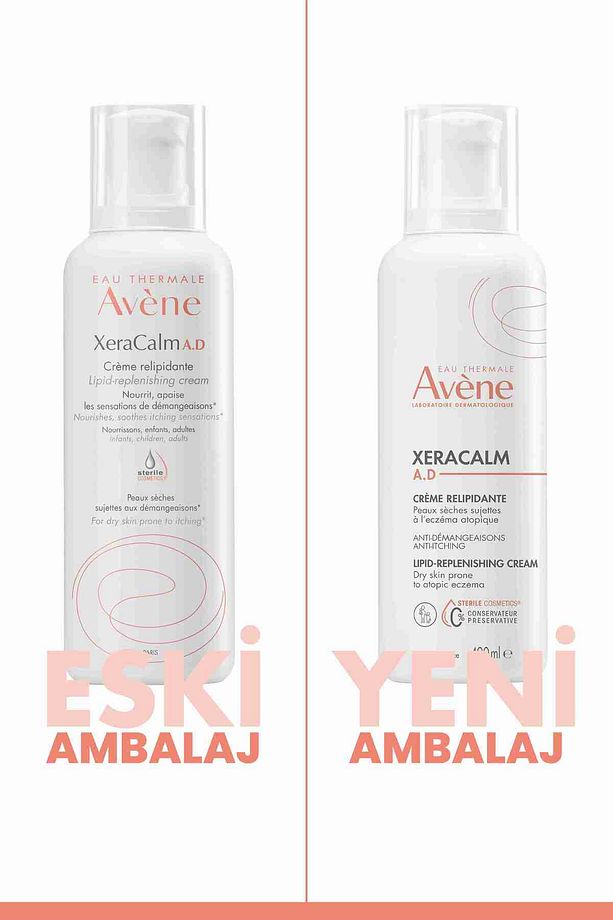 XeraCalm A.D Lipid-Replenishing Creme Atopiye Eğilimli Ciltler için Nemlendirici Krem 400 ml - 3