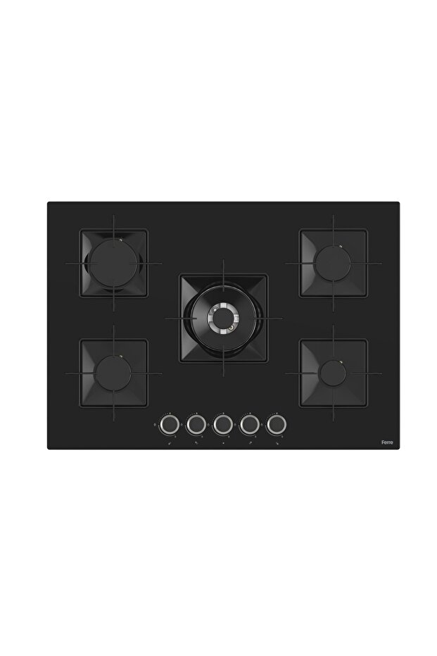 Flowart Florenz Essential Siyah 3'lü Ankastre Set ( QBL63CS-SS035-D086 ) - 3