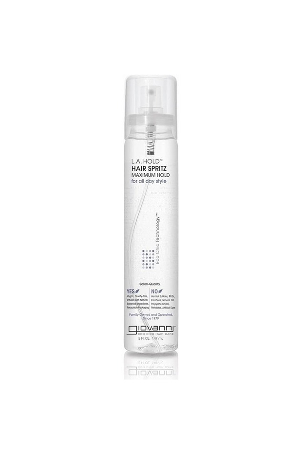 Giovanni L.A. Hold Hair Spritz Maximum Hold, Infused with Natural Botanical Ingredients, 147 ml