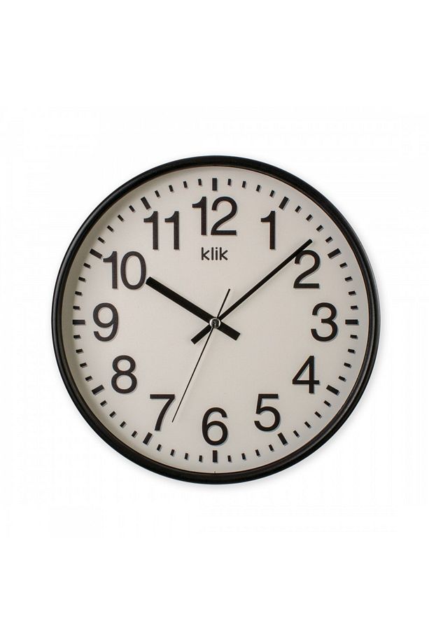 Venüs Minimalist Duvar Saati 26cm Siyah K-VENUS-SIYAH C320.230 - 1