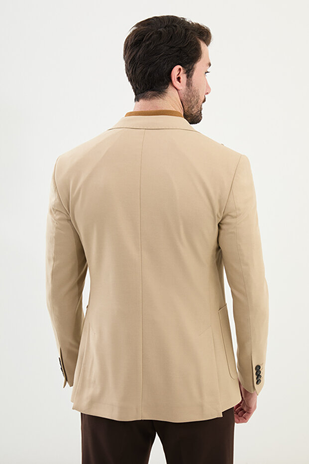 سترة بياقة مدببة - 4