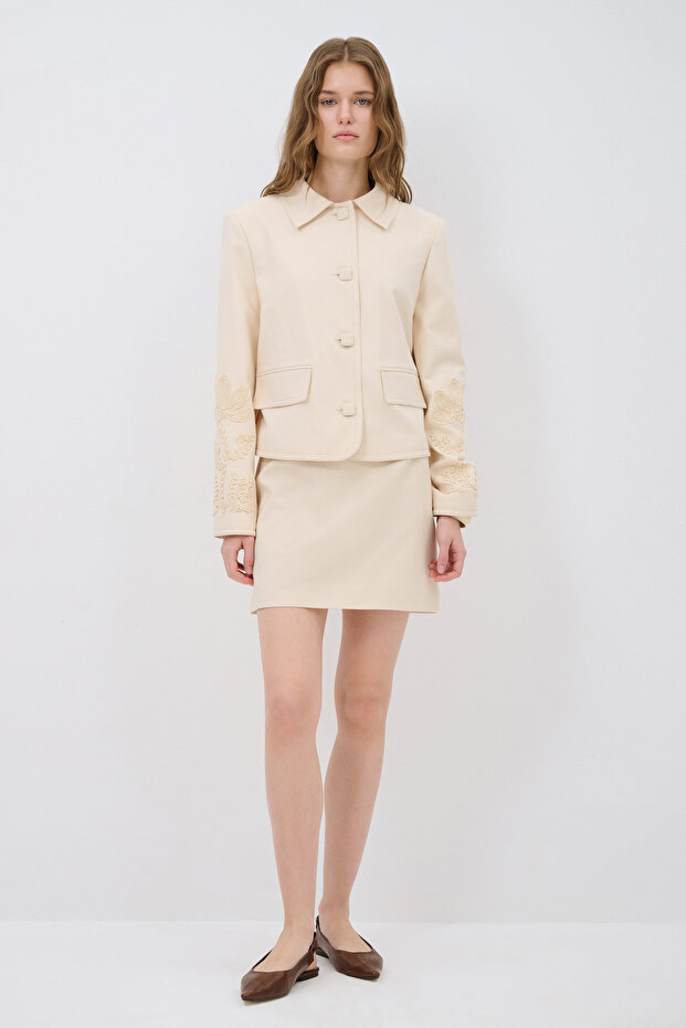 Nakış Detaylı Ceket - 4