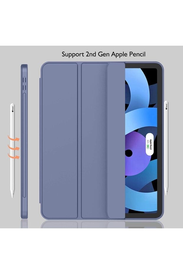 iPad Air 11 M2/M3 4/5 Generation 10.9 Compatible Case Pen Smart Case - 4