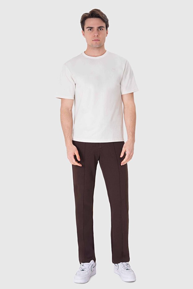 Organic Cotton Men's Brown Sweatpants