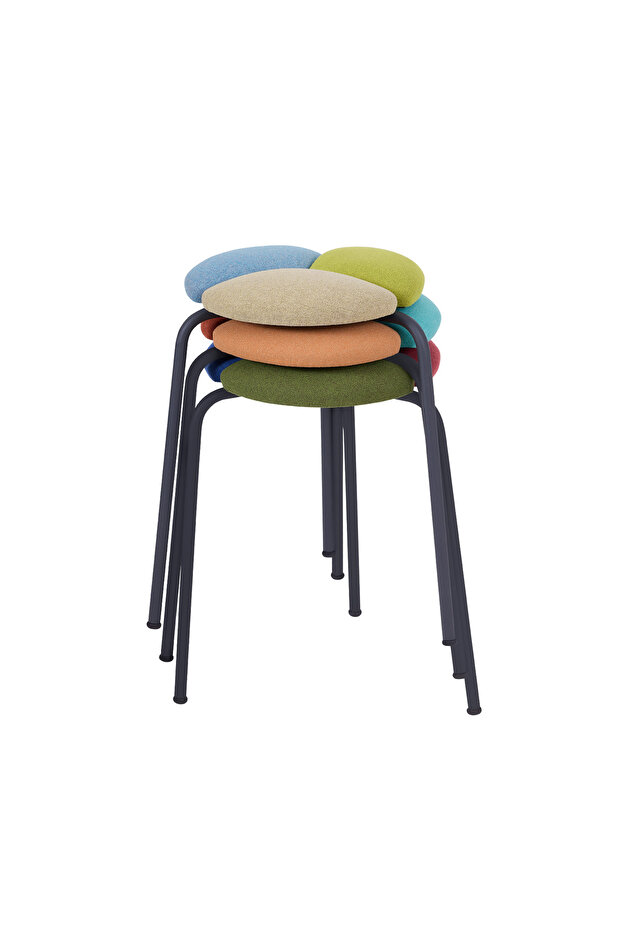 Nika 4 Lü Tabure Seti - 2