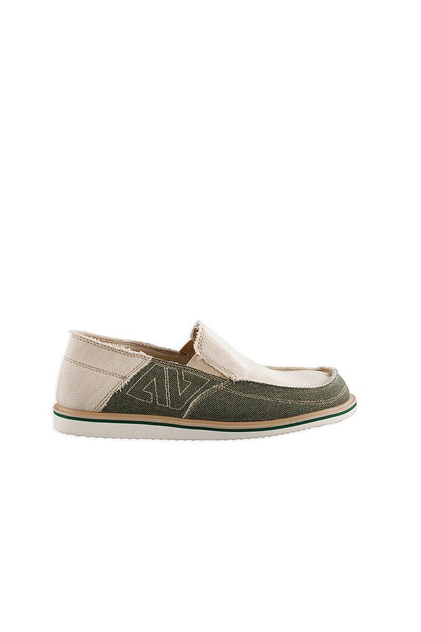 1216 Linen Espadril Keten Erkek Ayakkabı Haki - 1
