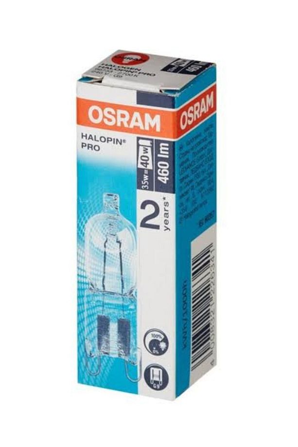 35w = 40w Eşdeğer Dimlenebilir Kapsül Halopin Halojen Ampul Sarı Işık - G9 Duylu - 1