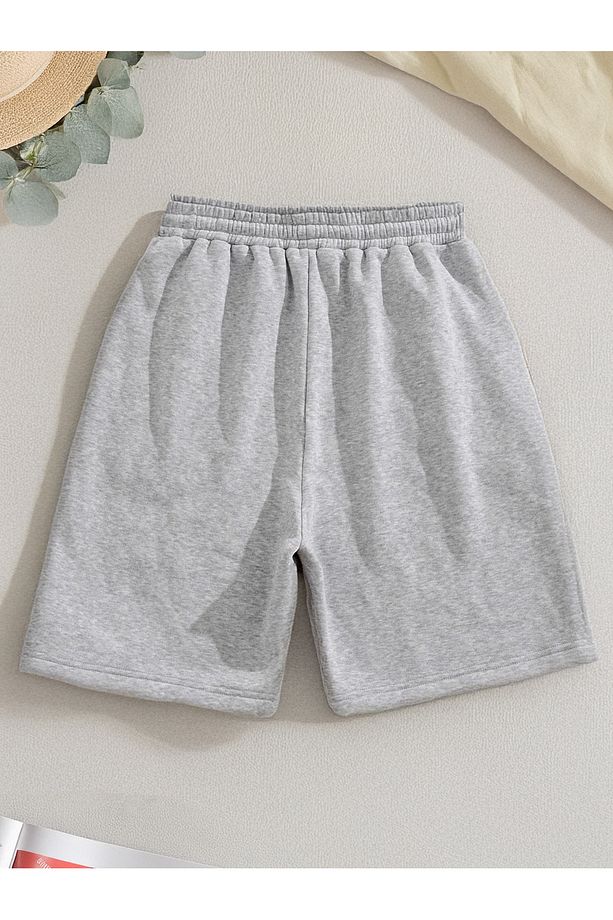 Need Some Space Baskılı Şık Mevsimlik Unisex Şort Bermuda - 2