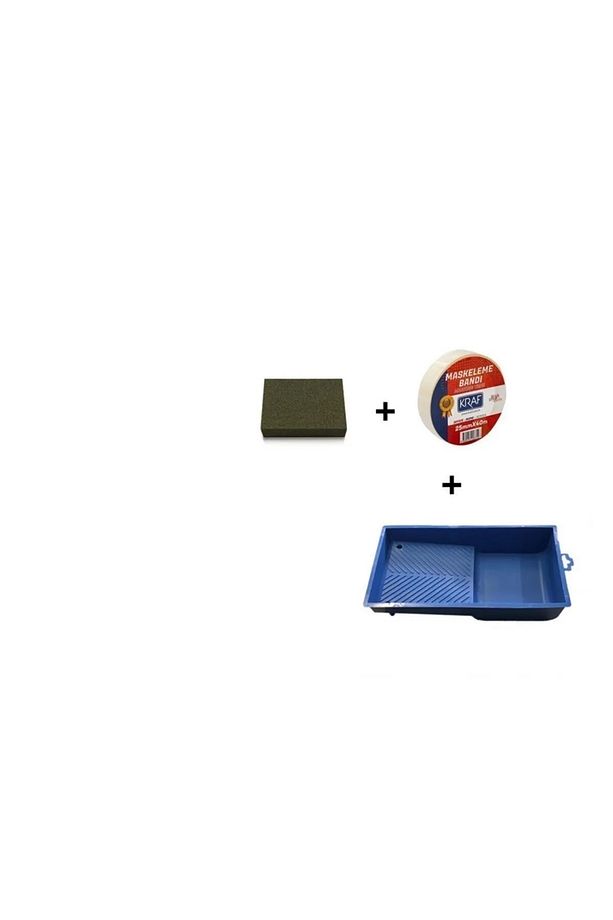 Sünger Rulo Fırça Seti 10cm - 2