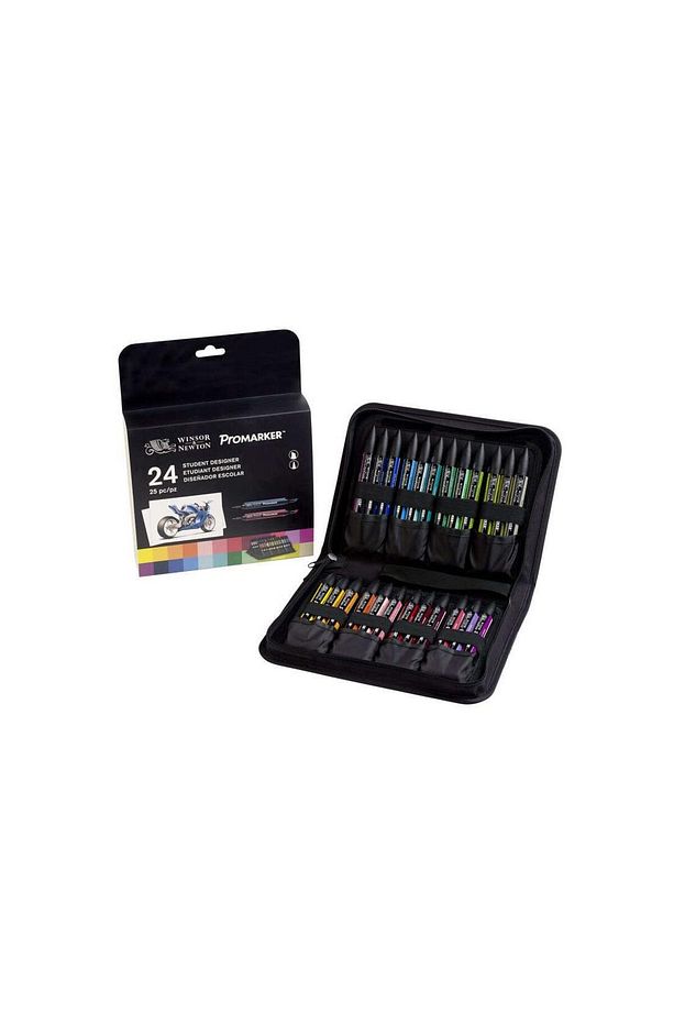 Winsor & Newton 24'lü Promarker Çantalı Set - 2