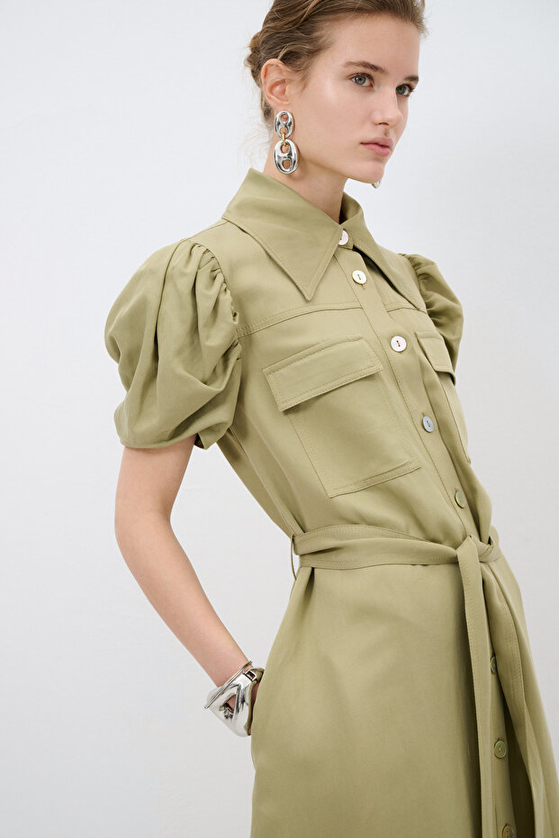 Kargo Cepli Elbise - 3