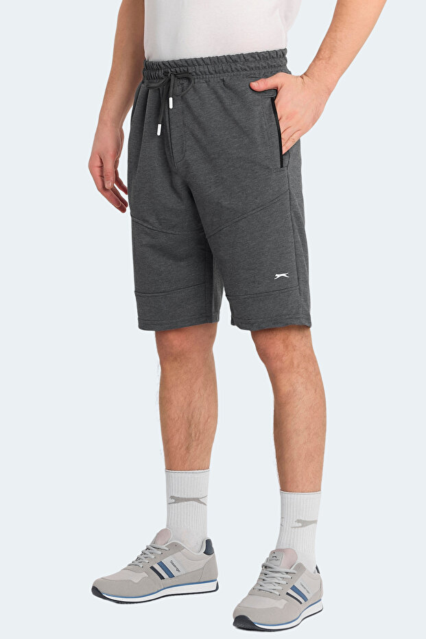 Nasim Men's Dark Gray Shorts with Pockets