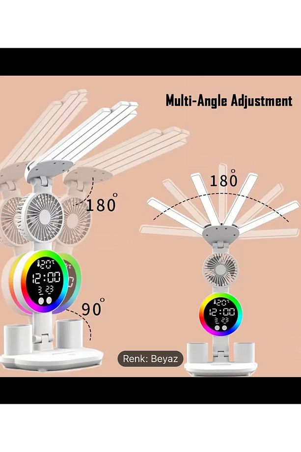 Cok fonksiyonlu les masa lambasi dokunmatik sistem  ogrenci ders usb - 1