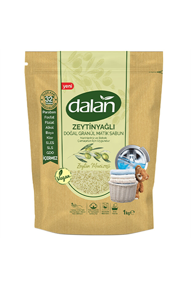Natural Granulated Matic Soap with Olive Oil Olive Miracle 1000 Gr