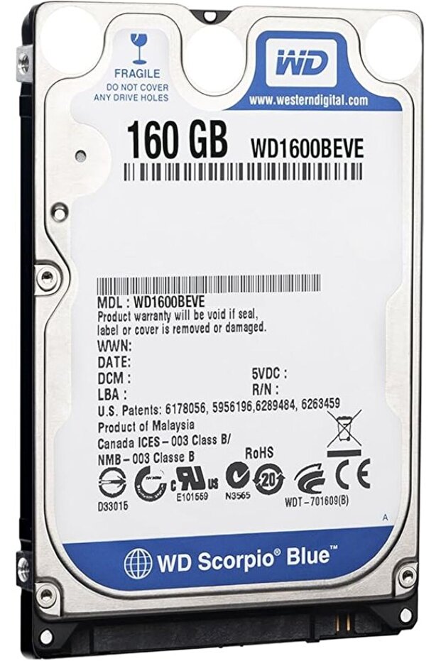 160gb hard disk OUTLET ÜRÜN (NoteBook) - 1