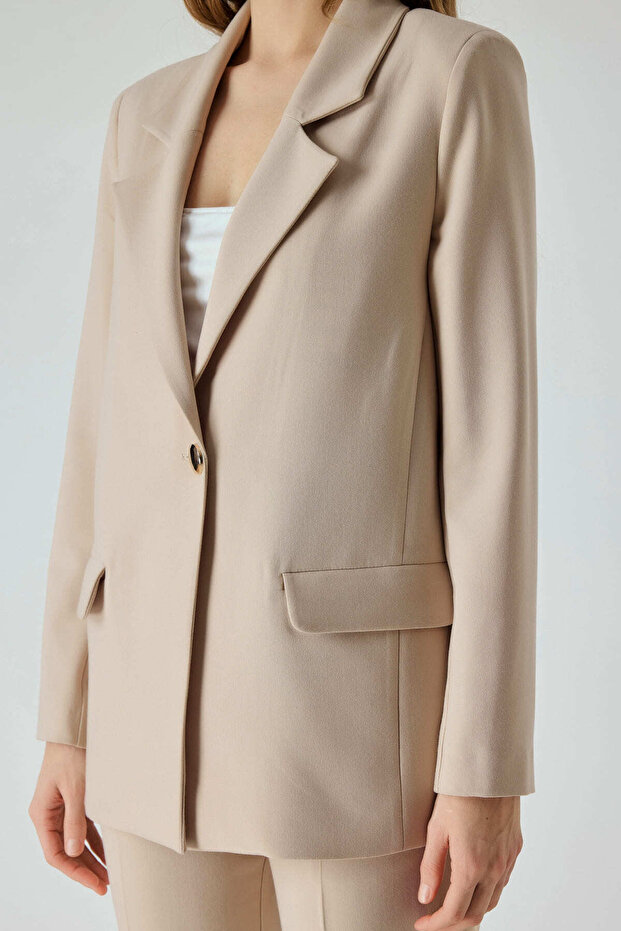 Tek düğmeli ceket - 4