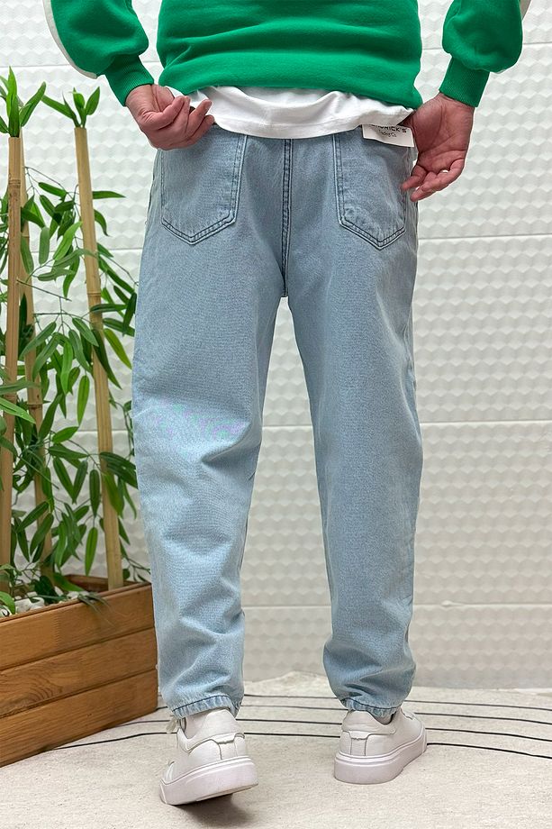 Erkek Yıkamalı Boyfirend Kot Pantolon - 6